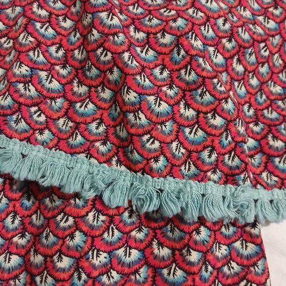 Vintage Havana L One-Piece Shorts Romper Boho fringed adjustable straps NWT - Picture 8 of 10